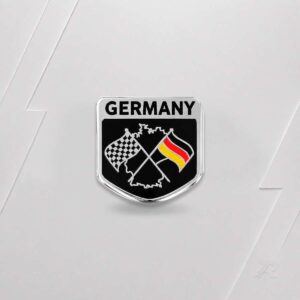 Emblema Bandeira Alemanha Alto Relevo 5 x 5 cm (Unidade)
