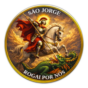 Adesivo Resinado São Jorge — 9 cm
