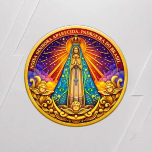 Adesivo Resinado Nossa Senhora Aparecida — 9 cm