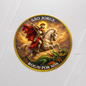 Adesivo Resinado São Jorge — 9 cm