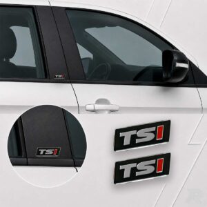 Par de Emblemas Alto Relevo p/ Coluna — TSI